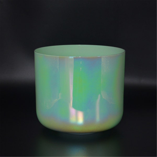 Cosmic Opaque Green Singing Bowl Various Sizes Avaliable with Free Mallet