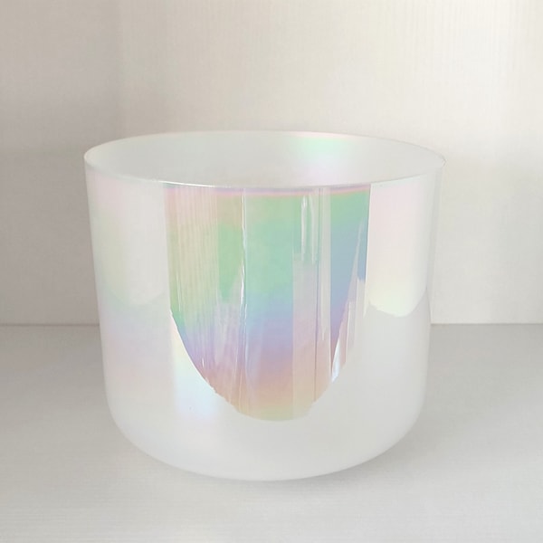 High Quality Cosmic White Crystal Singing Bowl Multi Options with Free Mallet