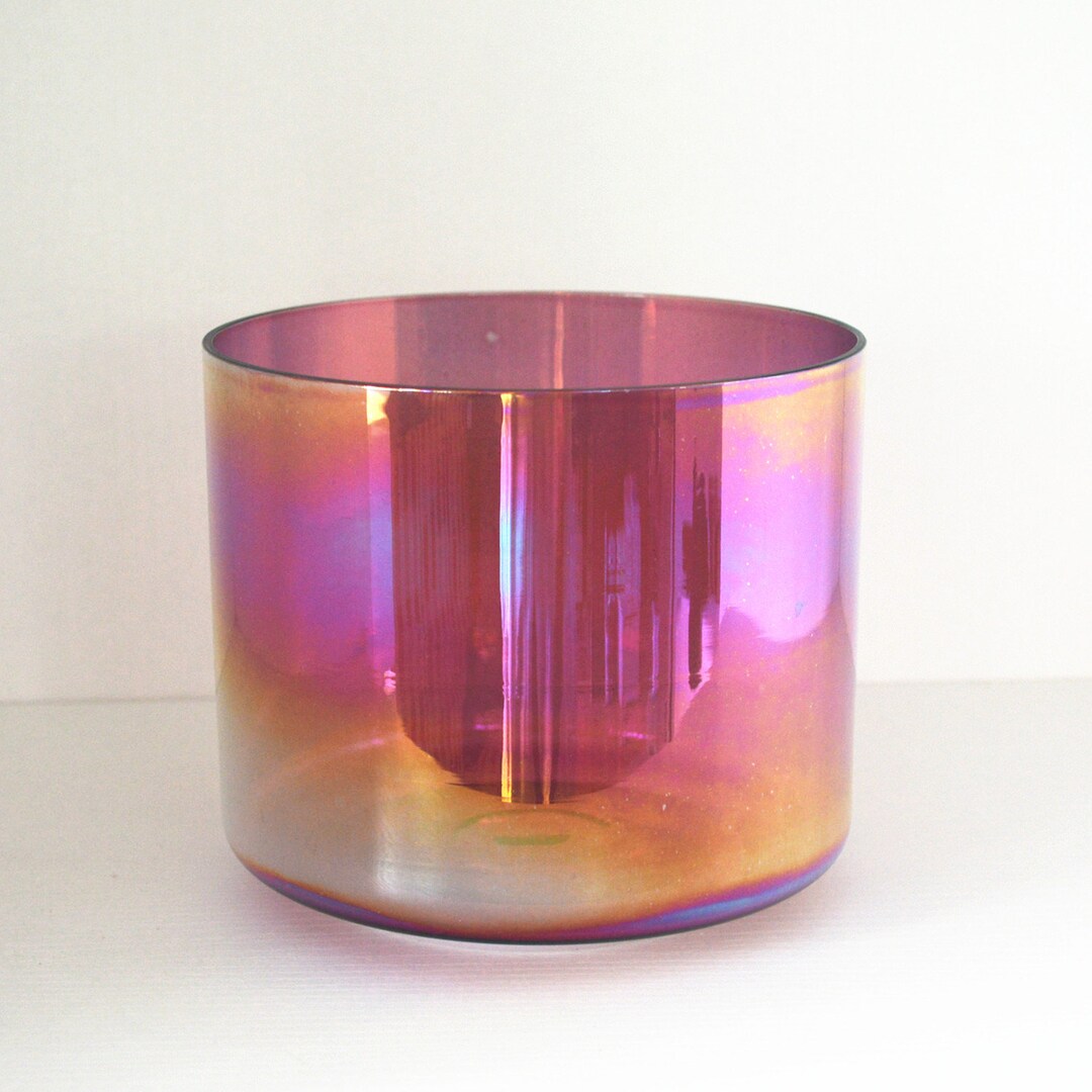 Flat Bottom Cosmic Ruby 432HZ Crystal Sound Bowl 3rd Octave With Free ...