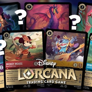 Je favoriete Lorcana TCG-kaart als speelmat - Aangepaste speelmatten bedrukt Snelle verzending Het eerste hoofdstuk Into the Inklands - Rise of FloodBorne