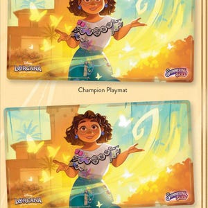 Mirabel Madrigal Familien Sammler Titel Spieldecke | Disney Lorcana TKG | Hochwertige Spielmatte | Einzigartiges Sammlerstück - Fast Ship