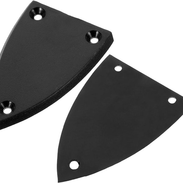 BC Rich Black ABS Truss Rod Cover fits Most BC Rich & Guitars with Triangle 3-Hole Pattern