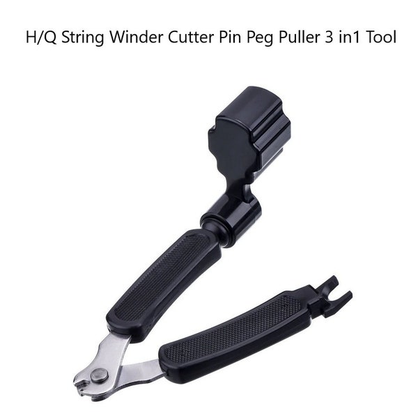 High Quality Peg Winder String Winder and Cutter, Guitar Tool For Restringing Acoustic Instruments