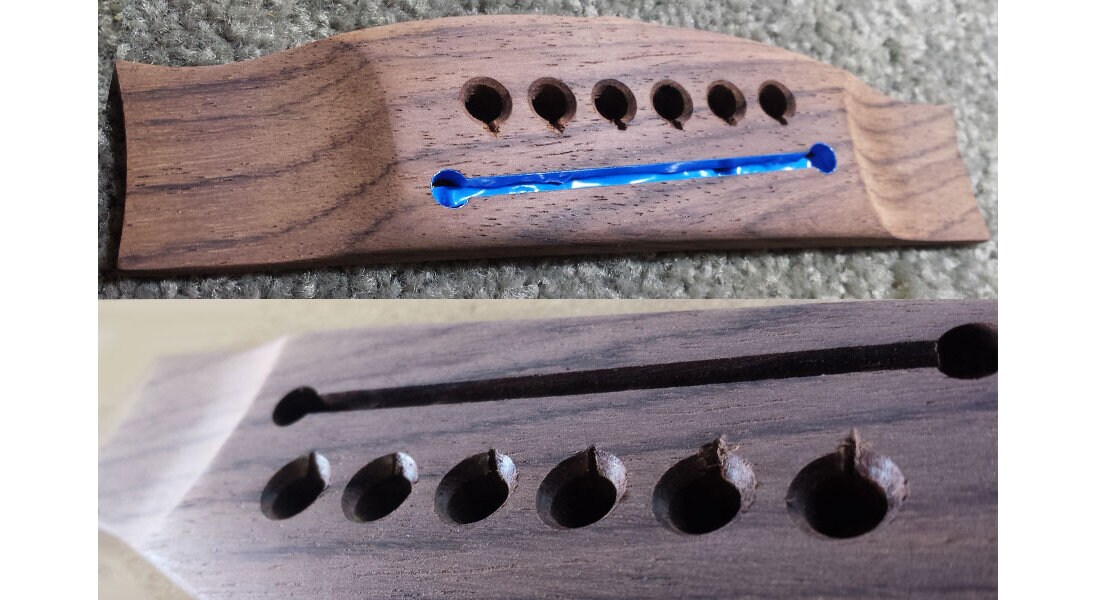 Guitar Bridge Pin Hole Slotting Saw Kit for Acoustic Guitars Etsy