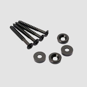 Ibanez Guitar Neck Black Mounting Screws & Bushings Ferrules for Ibanez Guitar Bolt on Necks