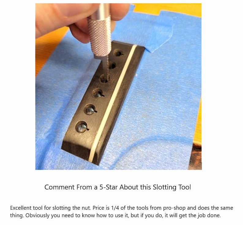 Guitar Bridge Pin Hole Slotting Saw Kit for Acoustic Guitars Etsy