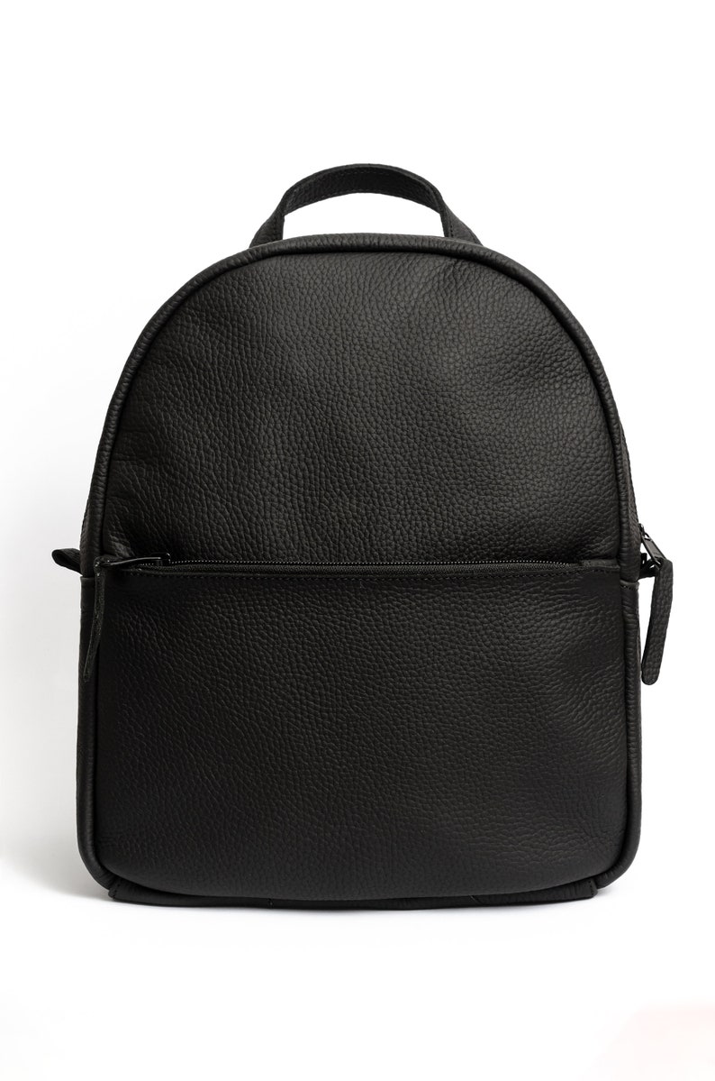 Custom Unisex Leather Backpack Leather School Rucksack Etsy