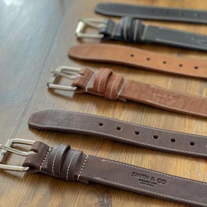Dark Brown Heavy Duty Belt, Thick Full-Grain Leather Belt, Birthday Mens Gift, Personalized Leather Mens Belt, Working Durable Belt for Him