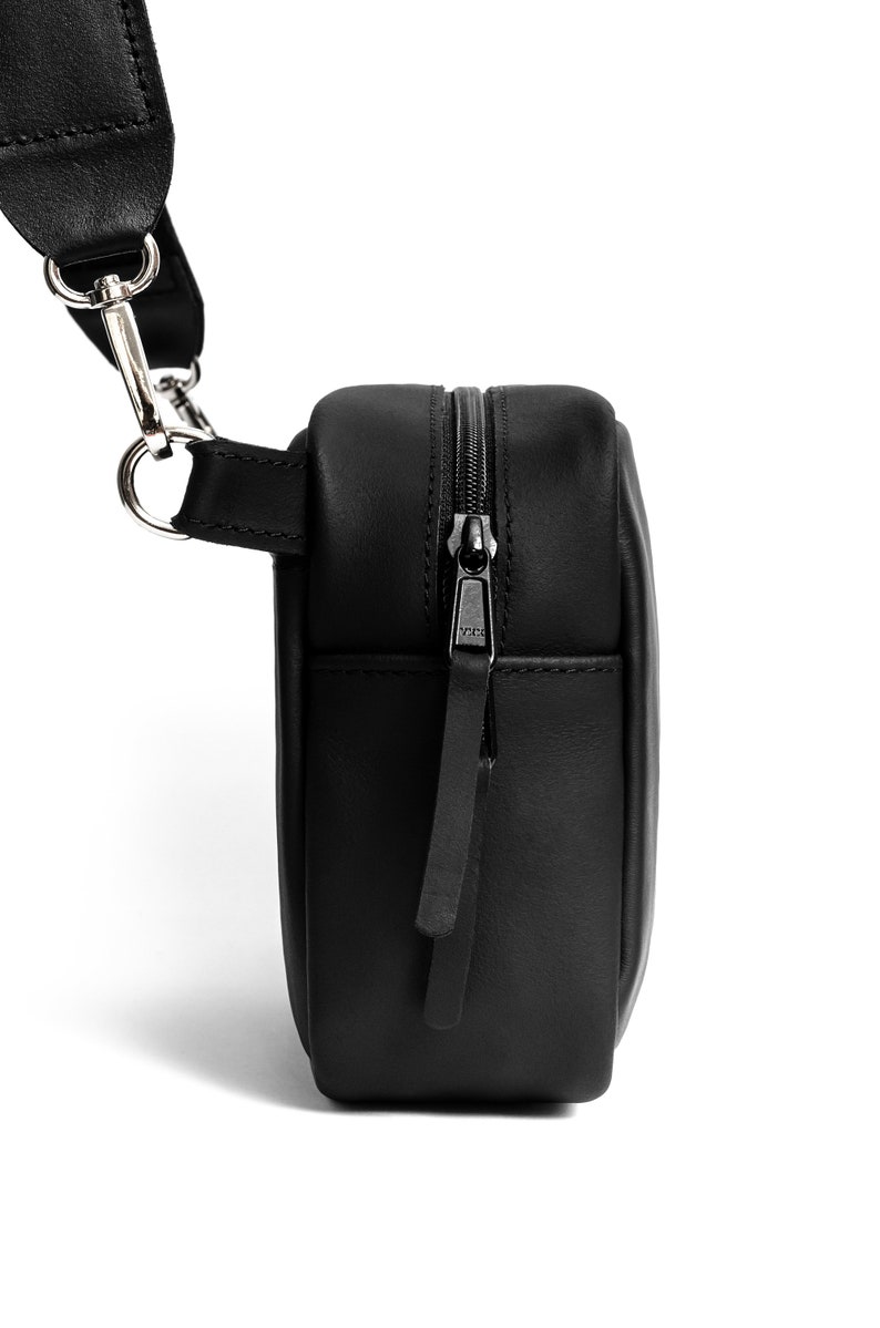 Mens Leather Waist Bag Man Leather Fanny Bag Leather Mens Etsy