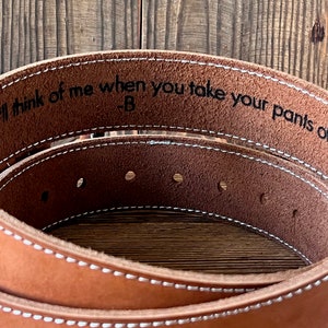 Custom Leather Belt, Leather Personalized Belt for Men, Birthday Gift for Men, Brown Belt, Men&#39;s Leather Belt, Engraved Brown Mens Belt