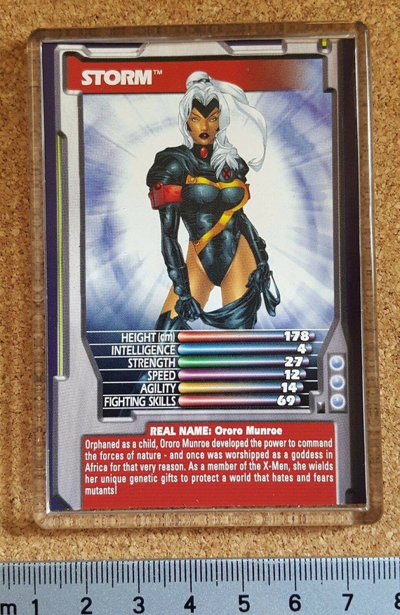 Marvel Comic Heroes Villains Top Trumps Card Fridge Etsy