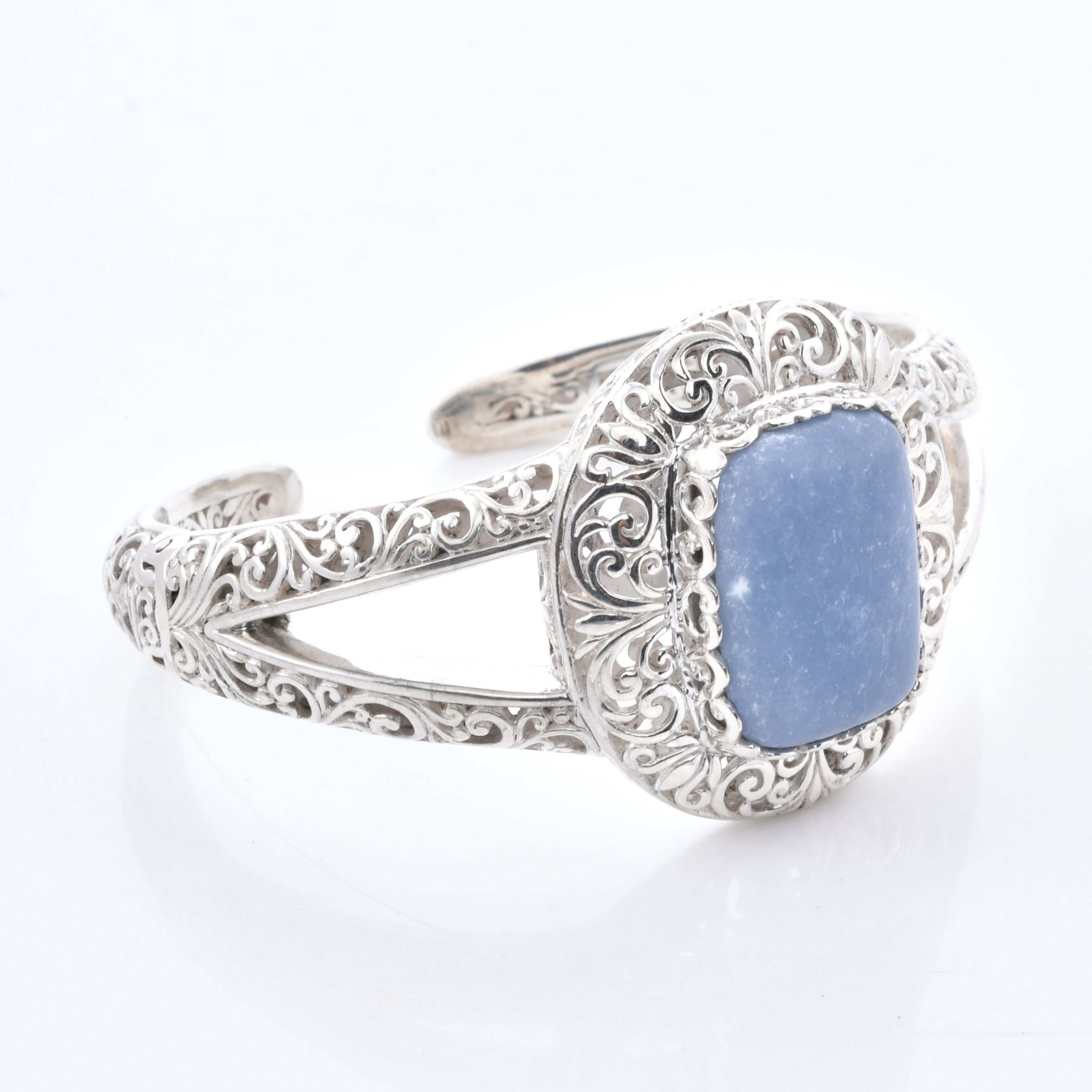 June Clearance sale Bali Jewelry 925 Large Blue Opal Sterling Etsy