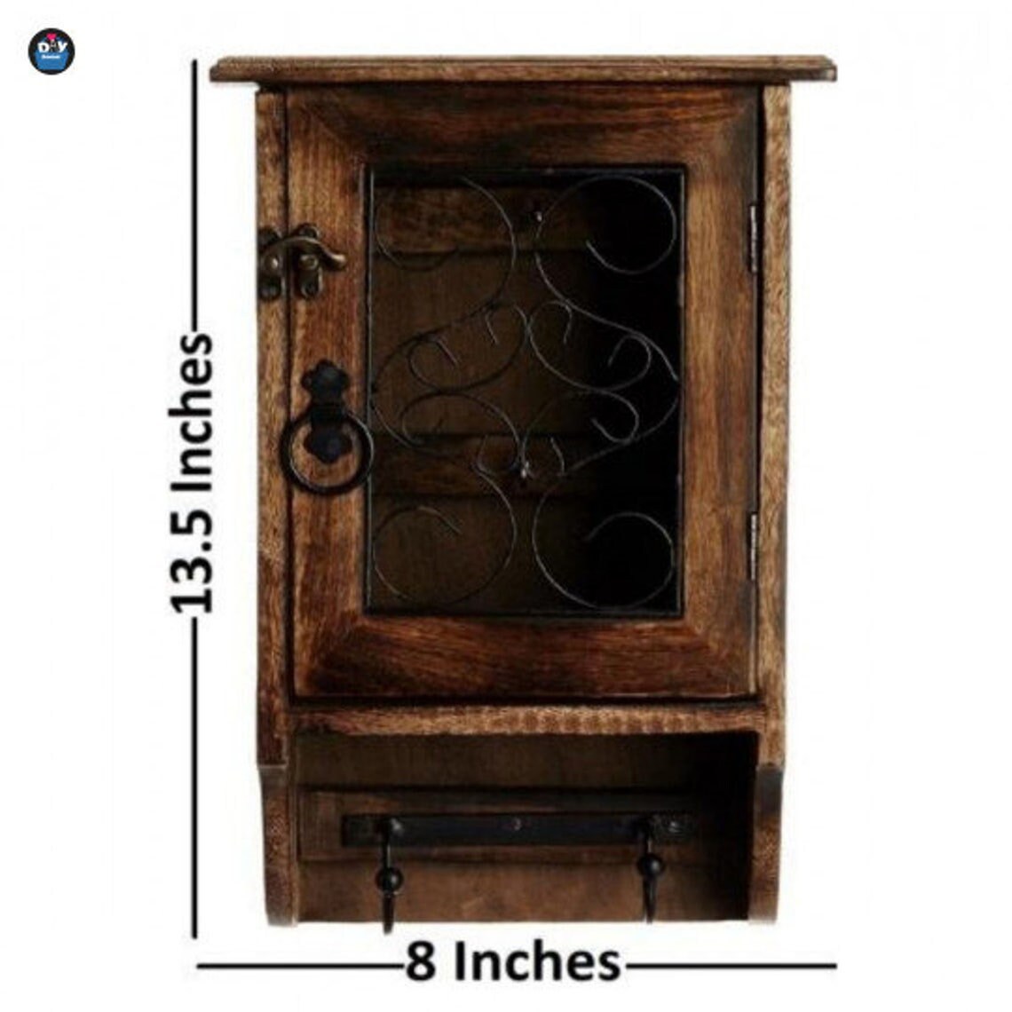 Antique Wooden Key Box/key Keeper/key Hanger/wall Hanging Key Etsy