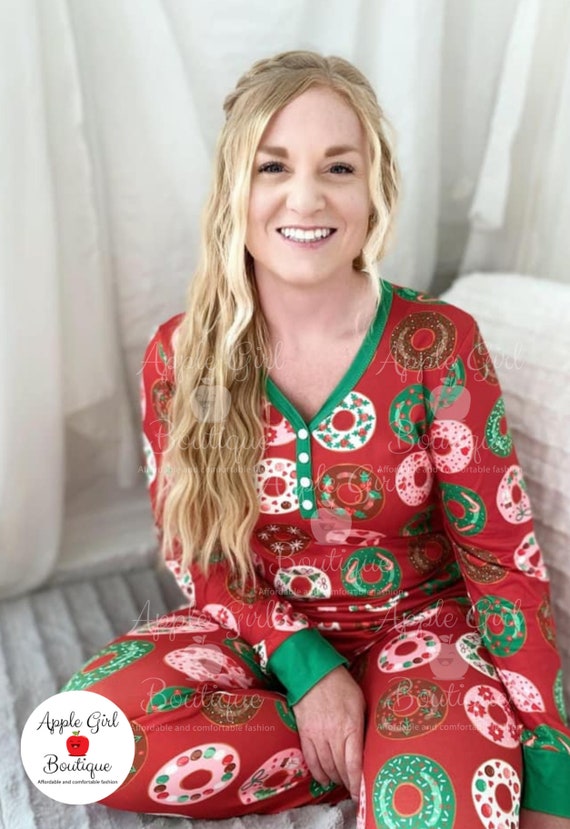 Christmas donut pajamas hotsell