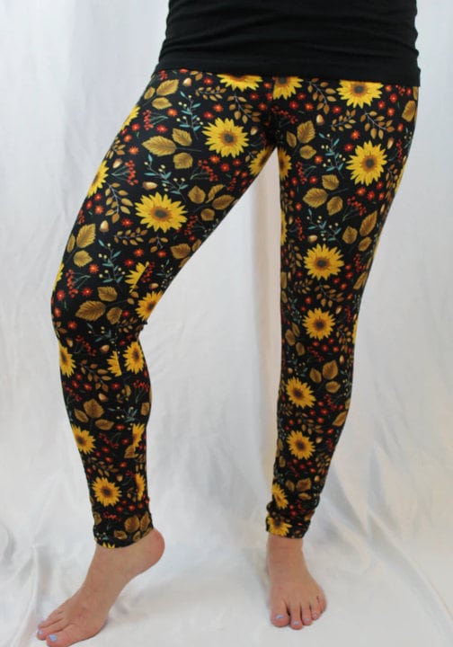Botanical Sunflower Women's Leggings