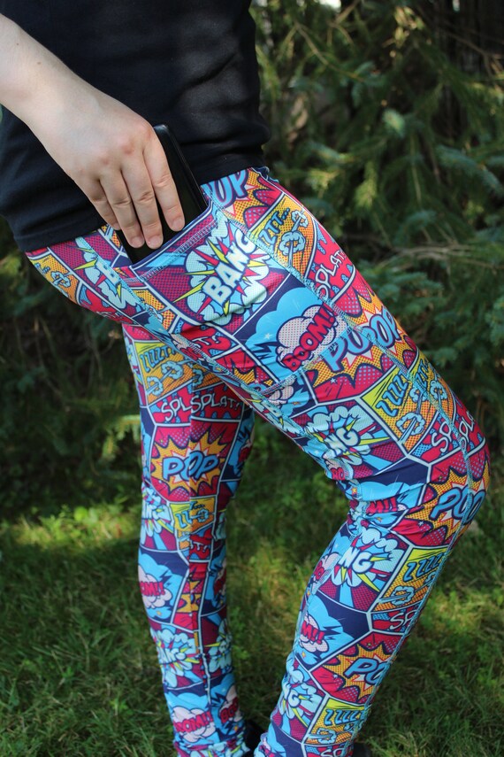 Crime Fighter- Women's Plus TC Size Leggings