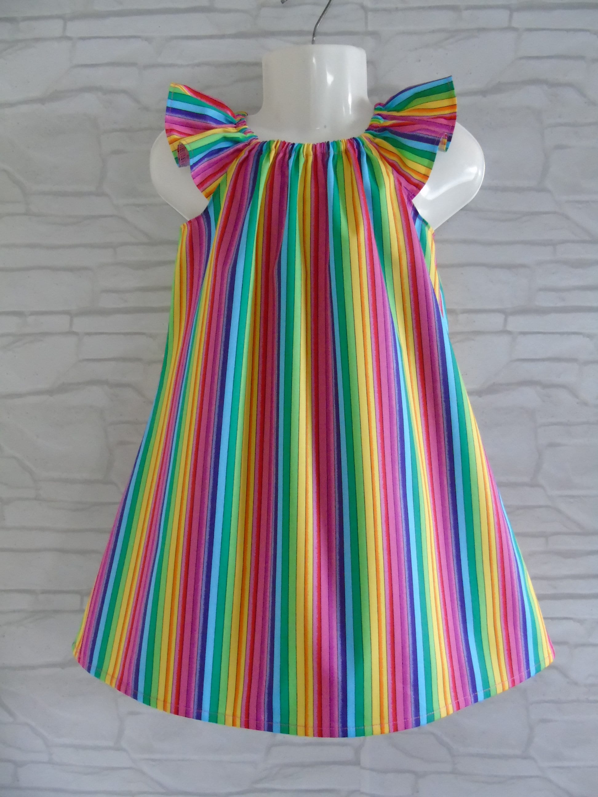 Girl in the rainbow dress outlet