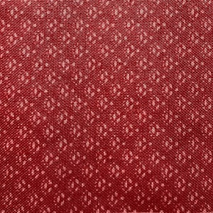 Tiny scale print in red and pink, woven quilters cotton, quilt shop quality, sold as yardage, in stock, ready to ship!