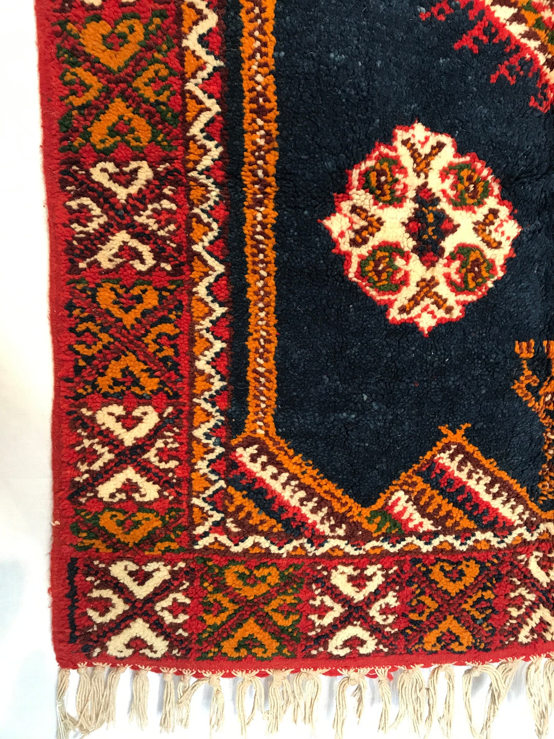Vintage Moroccan Berber taznakht Rug Carpet T6 Handmade Berber Etsy