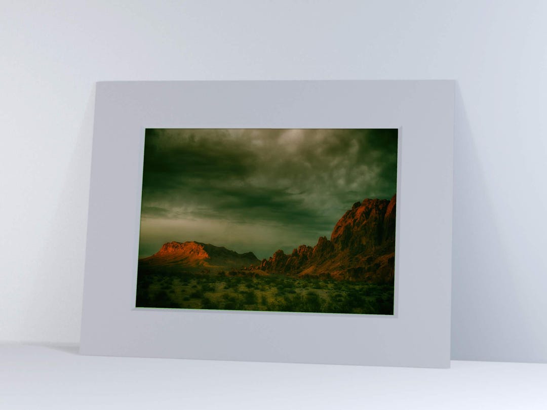 Valley of Fire Red Rocks Photography Print – Dramatic Nevada Desert ...