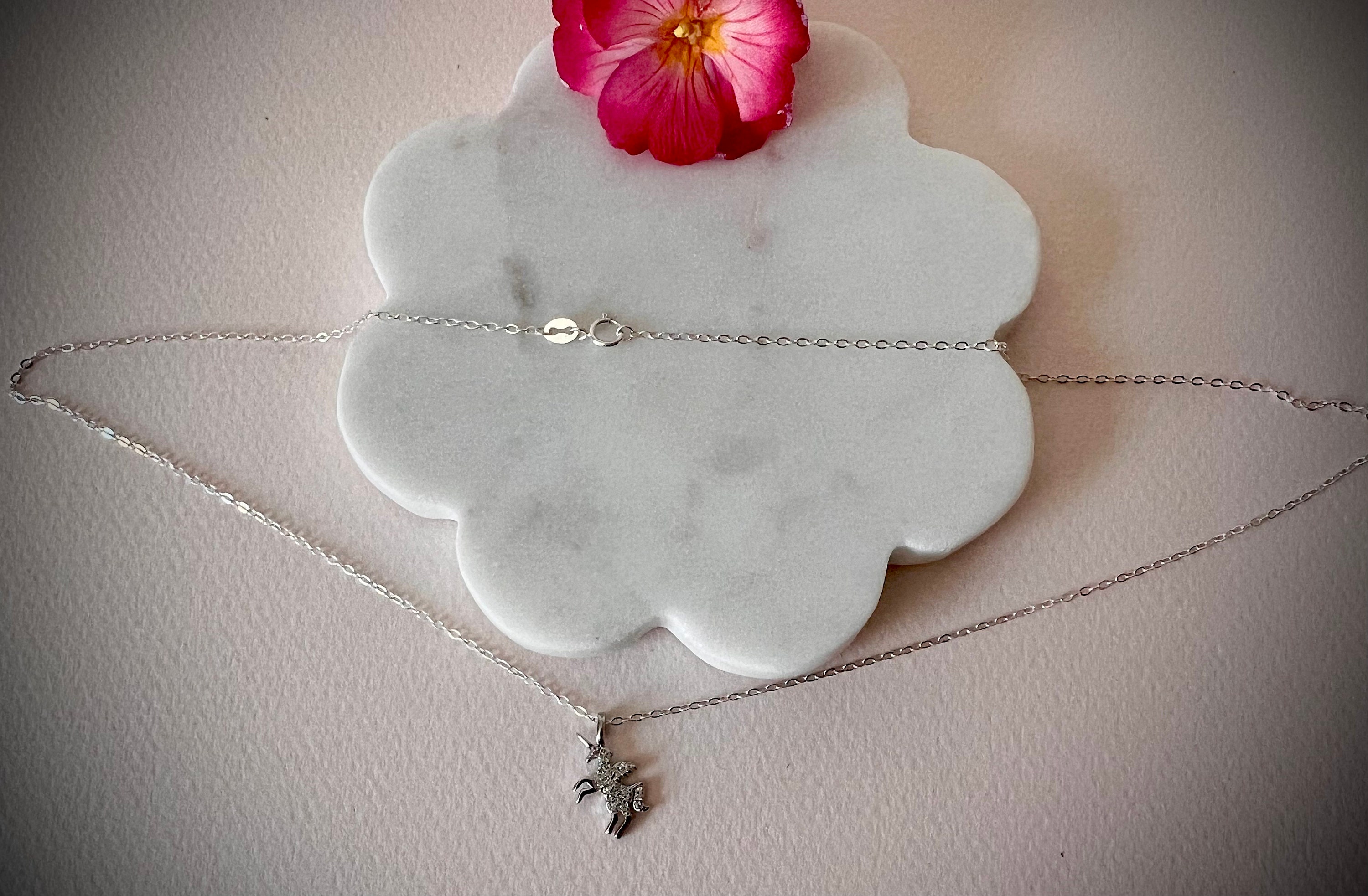 AEONSLOVE Collana con Iniziale Nome Lettera Donna Argento 925 Ciondolo Zirconia Cubica A Gioielli Ragazza