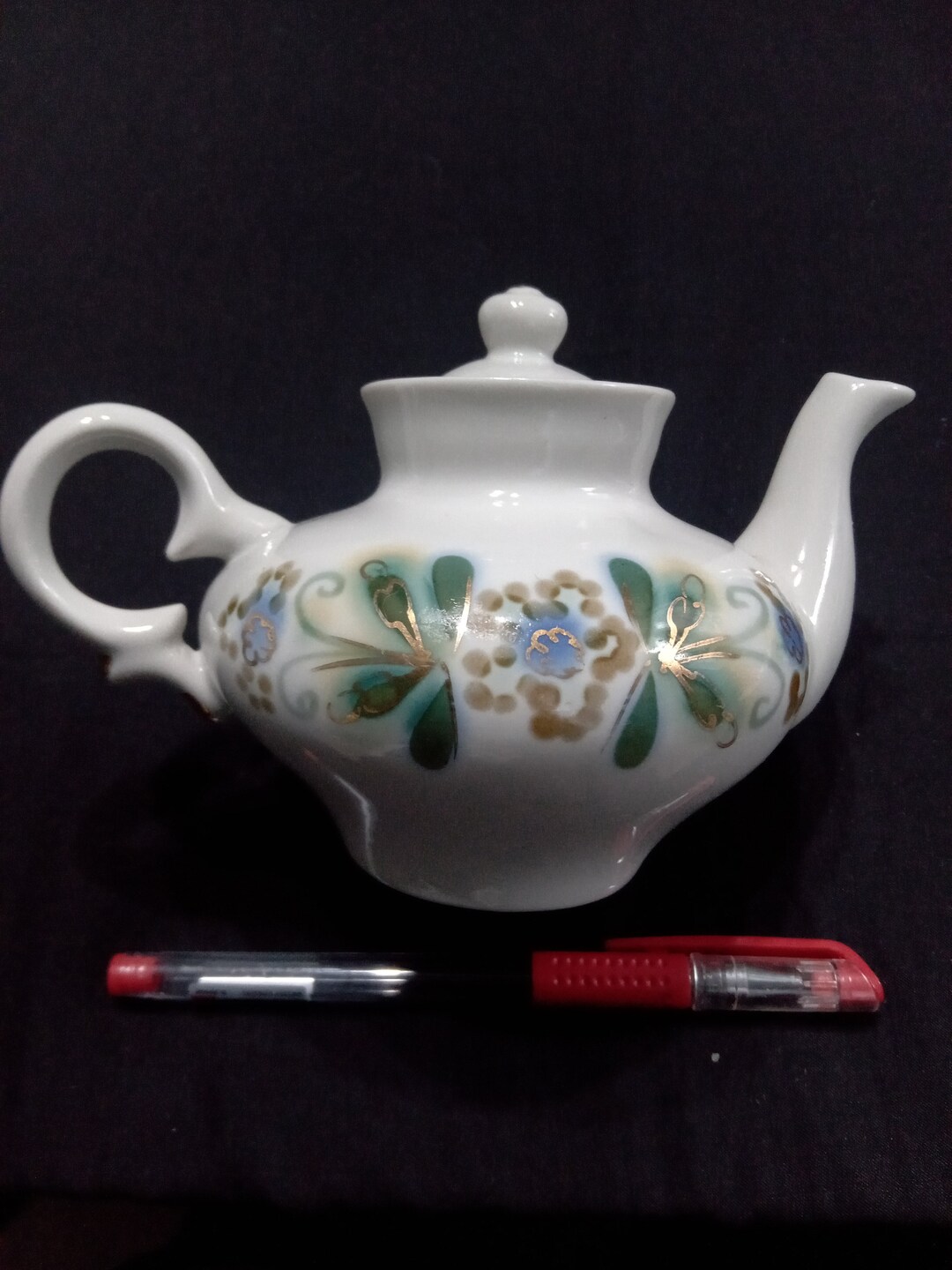 Vintage Soviet Teapot for Brewing Tea Polonnoe Porcelain Factory