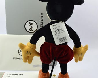Steiff Mickey Mouse 1932 Replica ~ Limited Edition With Original