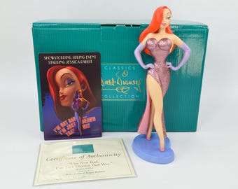 Rare WDCC Jessica Rabbit Sculpture / Figurine ~ I'm Not Bad, I'm Just Drawn That Way ~ Complete with Box & COA