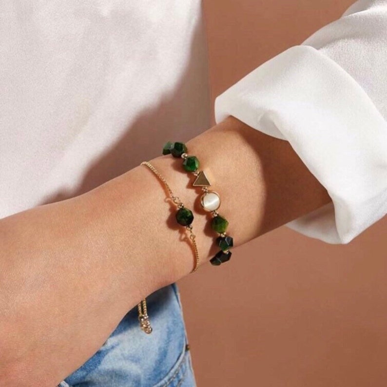Green Elegance Bracelet Set