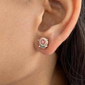 Rhodochrosite Stalactite Stud Earring / 925 Sterling Silver / Healing Gemstone / Gifts for her / Stalactite Statement Earring RDC-E-76.