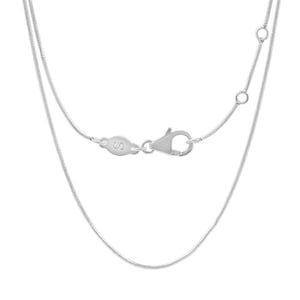 Snake Silver Chain / 925 Sterling Silver Chain / Gifts for her