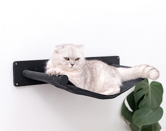 Cat Wall Furniture by CatsMode, Cat Hammock, Cat Bed and Cave, Cat Owner Gift, Cat Tower, Wall Mount Cat Bed, Cat Playground, Cat Room