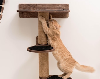 Arbol Rascador Parque Para Gatos Pared Rascador De Pared Para