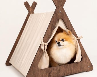 Soft Dog House, Pet Wigwam, Dog Bed