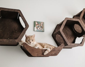 Cat Wall Furniture, Cat Wall Bed, Cat Tree, Cat Wall Shelves, Cat Shelf, Cat Hammock, Cat House, Cat Tree Modern, Cat House, Modern Cat