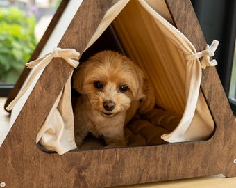 Dog Bed Wigwam Design, Dog or Cat Sofa