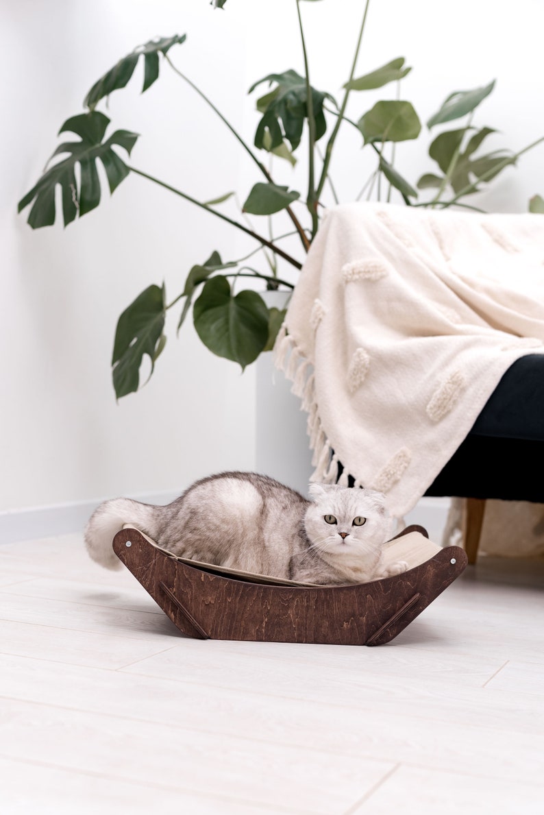 Cat wall furniture, Cat wall hammock, Cat playground, Cat condo, Cat bed, Cat decorative pillow, Cat hammock for bed, Cat cave accessories zdjęcie 4