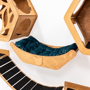 Wall Cat Bed, Cat Wall Furniture, Wall Cat Decor, Cat Lover Gift, New Home Gift, Cat Furniture, Cat Wall Play Furniture, Cat Basket image 6