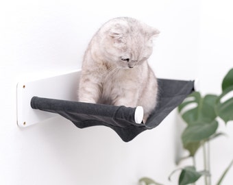 Cat Wall Furniture by CatsMode, Cat Hammock, Cat Bed and Cave, Cat Lover Gift, Cat Tower, Wall Mount Cat Bed, Cat Playground, Cat Room