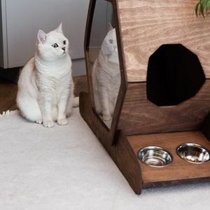 Indoor-Katzenhaus, Katzenbett, Outdoor-Katzenständer, Extra großes Katzenhaus, Großes Katzenhaus, Holzkatzenhaus, Katzenhaus, Katzenhöhle, Geschenk für Katze