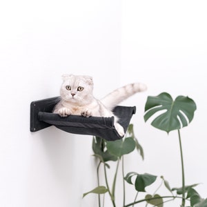 Cat wall furniture, Cat wall hammock, Cat playground, Cat condo, Cat bed, Cat decorative pillow, Cat hammock for bed, Cat cave accessories zdjęcie 10