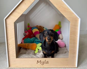 Dog crate, Dog house, Dog crate furniture, Modern dog crate, Wooden dog crate, Dog house indoor, Dog kennel, Pet furniture, Indoor dog house