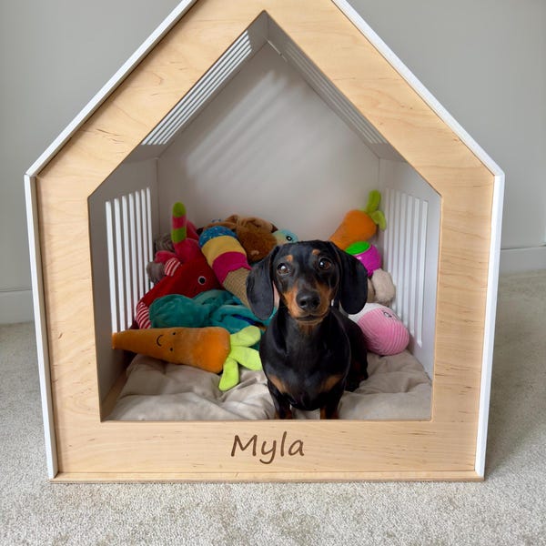 Dog crate, Dog house, Dog crate furniture, Modern dog crate, Wooden dog crate, Dog house indoor, Dog kennel, Pet furniture, Indoor dog house