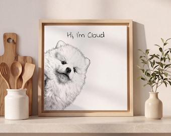 Custom Funny Dog Portrait, Personalized Pet Portrait from Photo, Royal Pet Painting, Dog Lover Gift