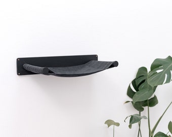 Cat hammock bed, Cat wall hammock, Large cat bed, Modern cat furniture, Cat condo, Wall mounted cat bed, Cozy cat bed, Cat wall hammock
