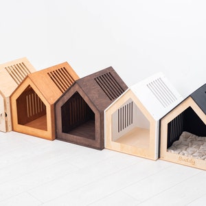 Modern Dog House with Acrylic Door, Dog Crate Furniture, Modern Dog Kennel, Indoor Dog House, Dog Crate Furniture, Pet Furniture, Cat Gifts image 10