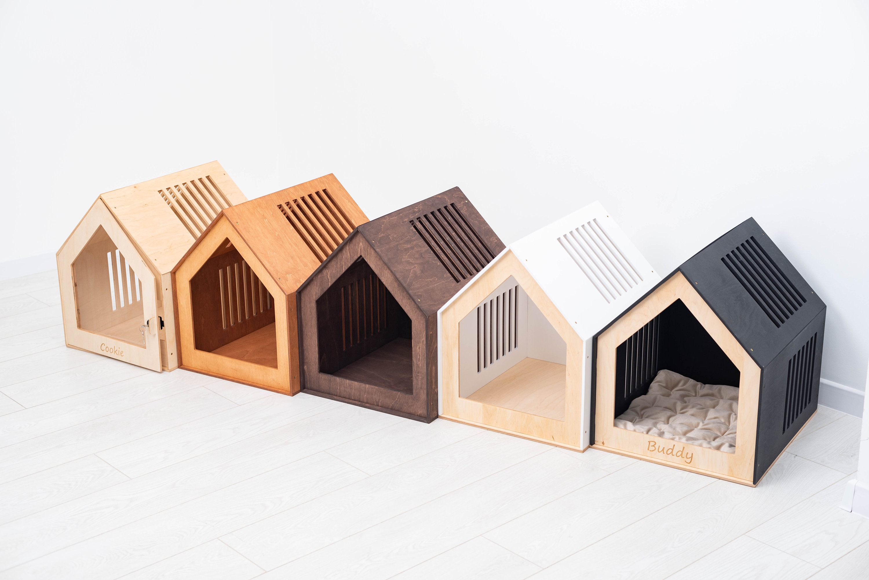 Modern Dog Crate, Dog House for Small Dogs, Big Dog Bed, Custom Dog ... - Dog Crate For Tiny Home Use