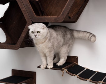 Сat Steps, Cat Wall Furniture, Pet Steps, Wooden Shelves for Cat