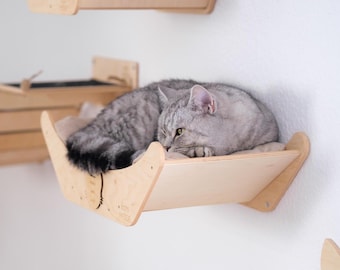 Minimalistic Pet Furniture, Cat Bed Wall Mounted, Cat Premium Furniture for Wall, Cat Hammock, Cat  Modern Furniture, Kitten Bed