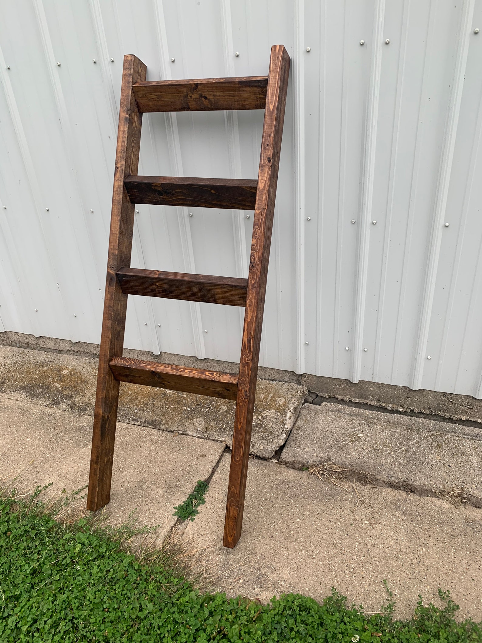 Wooden Blanket Ladder Etsy